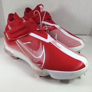 Nike Baseball Cleats Men Force Zoom Mike Trout 7 Red Cleats CI3134-602 Size 14